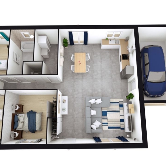  Groupe ESR PROM-S : House | MARCILLOLES (38260) | 90 m2 | 187 500 € 